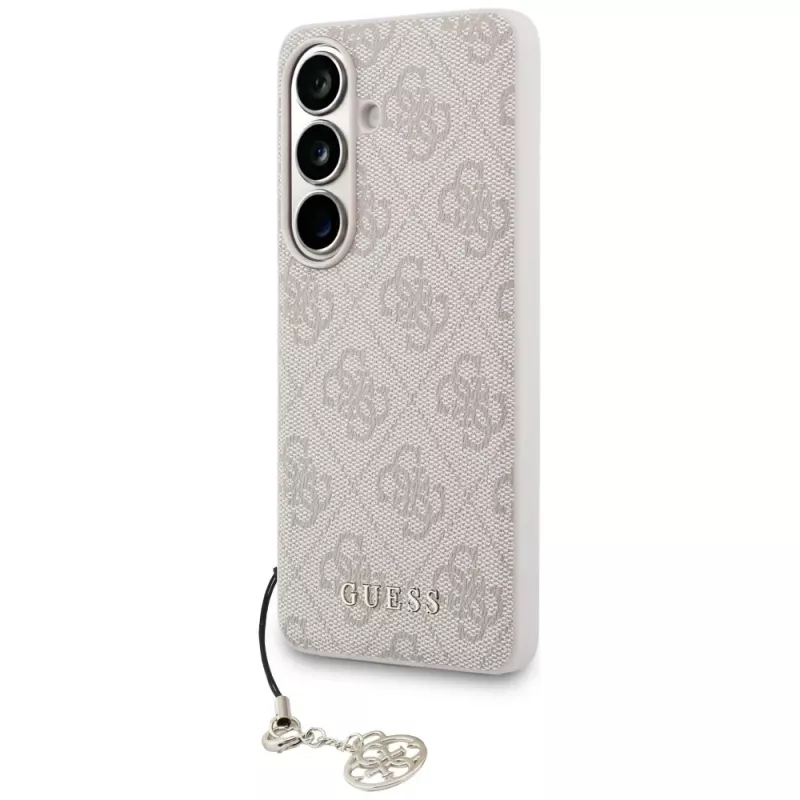 GUESS 4G Classic Logo Charm MagSafe-Hülle für Samsung Galaxy S26 - Pink