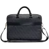 GUESS 4G Round & Classic Logos Stripe 16 Zoll Laptoptasche Schwarz