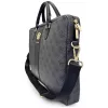 GUESS 4G Round & Classic Logos Stripe 16 Zoll Laptoptasche Schwarz
