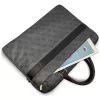 GUESS 4G Round & Classic Logos Stripe 16 Zoll Laptoptasche Schwarz
