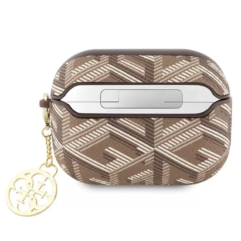 GUESS GUE003033 GCube Charm AirPods Pro Hülle Braun