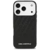 Karl Lagerfeld FW Stamped Karl MagSafe Hülle für Apple iPhone 17 Pro Schwarz
