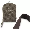 Guess 4G Metal Logo Universal Crossbody Phone Strap Small Purse - Braun