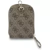 Guess 4G Metal Logo Universal Crossbody Phone Strap Small Purse - Braun