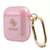GUESS Glitter Collection Schutzhülle für Apple AirPods 1/2 - Pink