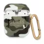 GUESS Camo Collection AirPods 1/2 Hülle Grün/Khaki