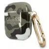 GUESS Camo Collection AirPods 1/2 Hülle Grün/Khaki