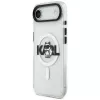 Karl Lagerfeld IML Choupette Sketch Logo MagSafe-Hülle für iPhone Air, Transparent