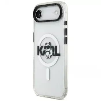 Karl Lagerfeld IML Choupette Sketch Logo MagSafe-Hülle für iPhone Air, Transparent