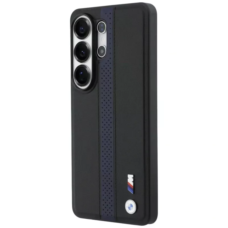 BMW Perforated Stripe Logo MagSafe-Hülle für Samsung Galaxy S26 Ultra - Blau