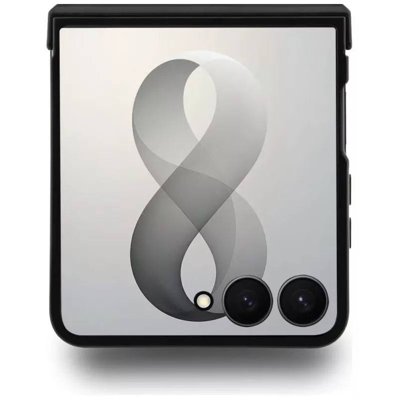 GUESS 4G Classic MagSafe Hülle für Samsung Galaxy Z Flip5 – Braun
