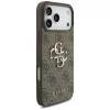 GUESS 4G Big Logo Hülle für iPhone 17 Pro Max / 18 Pro Max - Braun