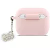 GUESS Silikon 4G Charm Case für AirPods Pro 3, Pink