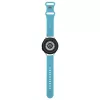 Hello Kitty universelles Silikonarmband HKUWMSCHBLB, Kitty Head, Blau, 20mm