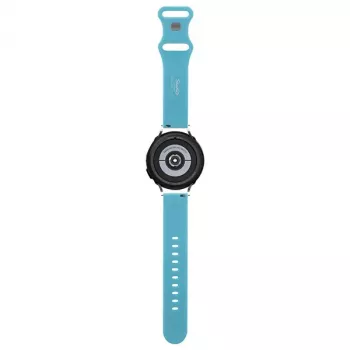 Hello Kitty universelles Silikonarmband HKUWMSCHBLB, Kitty Head, Blau, 20mm