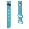 Hello Kitty universelles Silikonarmband HKUWMSCHBLB, Kitty Head, Blau, 20mm