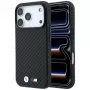 BMW M Carbon Metal Logo MagSafe Hülle für iPhone 18 Pro Max / 17 Pro Max - Schwarz