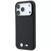 BMW M Carbon Metal Logo MagSafe Hülle für iPhone 18 Pro Max / 17 Pro Max - Schwarz