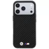 BMW M Carbon Metal Logo MagSafe Hülle für iPhone 18 Pro Max / 17 Pro Max - Schwarz