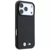 BMW M Carbon Metal Logo MagSafe Hülle für iPhone 18 Pro Max / 17 Pro Max - Schwarz