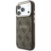 GUESS Embossed 4G Classic MagSafe Hülle für iPhone 17 Pro Max / 18 Pro Max - Braun