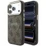 GUESS Embossed 4G Classic MagSafe Hülle für iPhone 17 Pro / 18 Pro - Braun