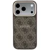 GUESS Embossed 4G Classic MagSafe Hülle für iPhone 17 Pro / 18 Pro - Braun