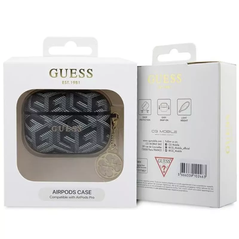 GUESS GCube Charm AirPods Pro Hülle - Schwarz