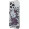 Hello Kitty HKHCP15XHDGPHT iPhone 15 Pro Max 6,7 Zoll Weiße Hardcase IML Kitty On Bricks Graffiti