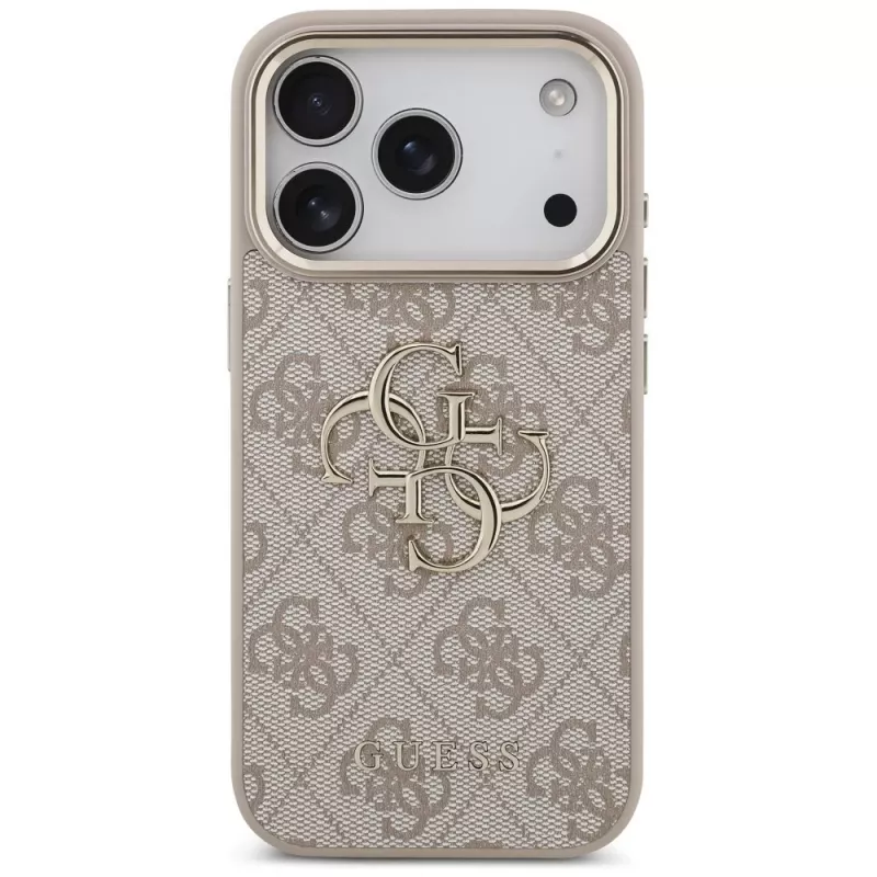 GUESS 4G Big Classic Logo Hülle für Apple iPhone 17 Pro / 18 Pro - Roségold