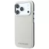 Karl Lagerfeld MagSafe-Hülle mit genarbtem, länglichem Logo für iPhone 18 Pro / 17 Pro - Beige