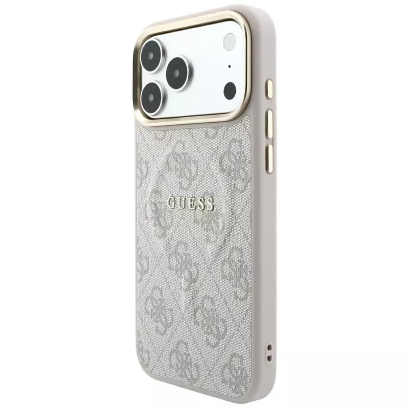 GUESS Embossed 4G Classic MagSafe Hülle für iPhone 17 Pro / 18 Pro - Pink