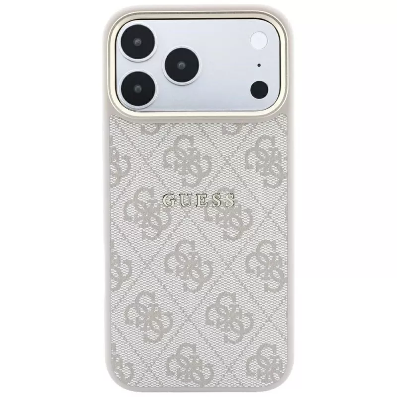 GUESS Embossed 4G Classic MagSafe Hülle für iPhone 17 Pro / 18 Pro - Pink