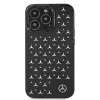 Mercedes-Benz MEHCP13LESPBK Hardcase für iPhone 13 Pro/13 6,1 inch - Silbernes Sternenmuster Schwarz