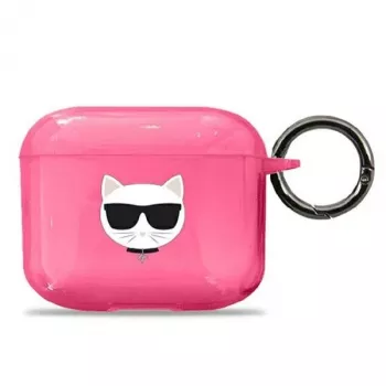 Karl Lagerfeld KLA3UCHFP AirPods 3 Hülle Pink Choupette