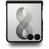 GUESS 4G Classic MagSafe Hülle für Samsung Galaxy Z Flip8 - Schwarz