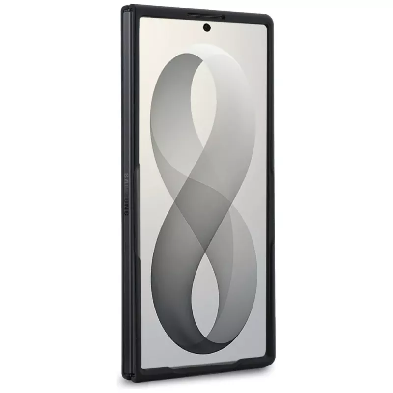 Guess Big 4G Logo Hülle für Samsung Galaxy Z Fold 8 Ultra - Braun