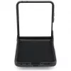 Karl Lagerfeld Karl & Choupette Saffiano Pins Hülle für Samsung Galaxy Z Flip8 - Schwarz