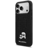 Karl Lagerfeld Rhinestones Karl & Choupette Pin Hülle für iPhone 17 Pro Max - Schwarz