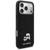 Karl Lagerfeld Rhinestones Karl & Choupette Pin Hülle für iPhone 17 Pro Max - Schwarz