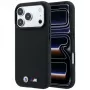 BMW M Quadrille Kevlar Metall-Logo MagSafe Hülle für iPhone 18 Pro / 17 Pro - Schwarz