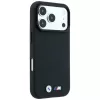 BMW M Quadrille Kevlar Metall-Logo MagSafe Hülle für iPhone 18 Pro / 17 Pro - Schwarz