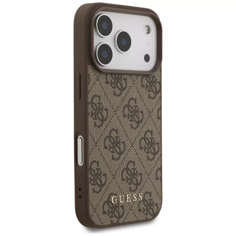 GUESS 4G Classic Hülle für iPhone 18 Pro / 17 Pro - Braun