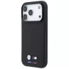 BMW M Quadrille Kevlar Tricolor & Metall-Logo MagSafe Case für iPhone 18 Pro / 17 Pro - Schwarz