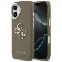 Guess Grained Big 4G Classic Logo Hülle für Apple iPhone 17 - Braun