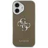 Guess Grained Big 4G Classic Logo Hülle für Apple iPhone 17 - Braun