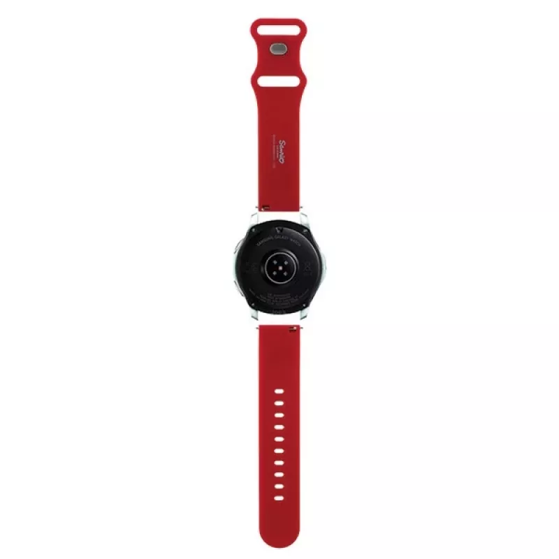 Hello Kitty Universelles Silikon-Armband 22mm Roter Kitty-Kopf