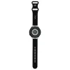 Hello Kitty Universelles Silikon-Armband mit Kitty-Kopf-Design, Schwarz, 20mm
