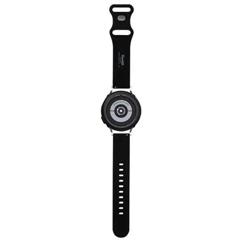Hello Kitty Universelles Silikon-Armband mit Kitty-Kopf-Design, Schwarz, 20mm