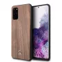 Mercedes-Benz Wood Line Walnuss Hartschale für Samsung Galaxy S20+ (SM-G985) - Braun